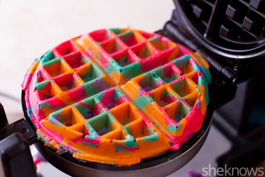 Tie Dye Waffle Wednesday